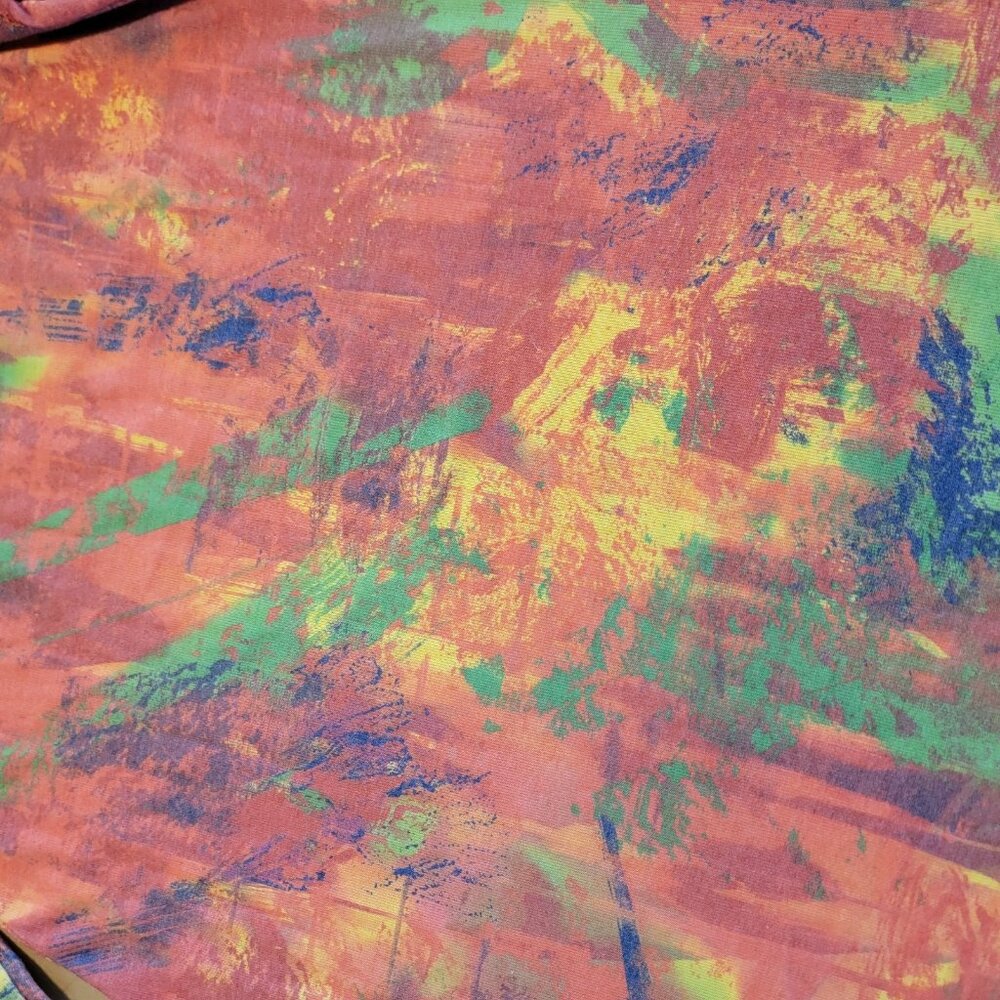 Philosophy Tunic Sunrise Brushstroke Long Sleeve‎ Knit Shirt Oversize Small 3615 - Picture 9 of 9